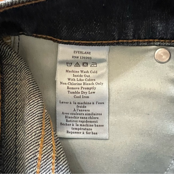 NWT Everlane Original Cheeky Jean Medium Indigo Wash size 23R - Picture 7 of 14